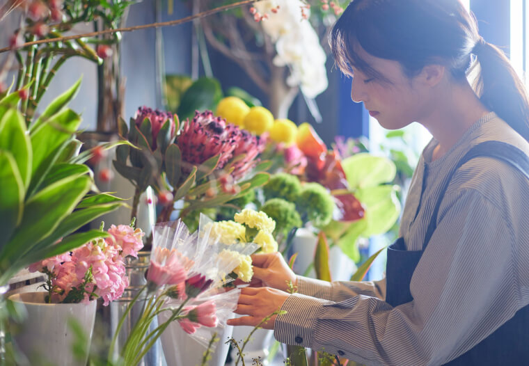 花束の画像